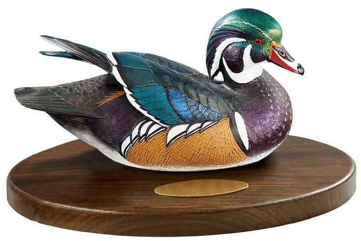 Customized Full Painted Wood Duck
